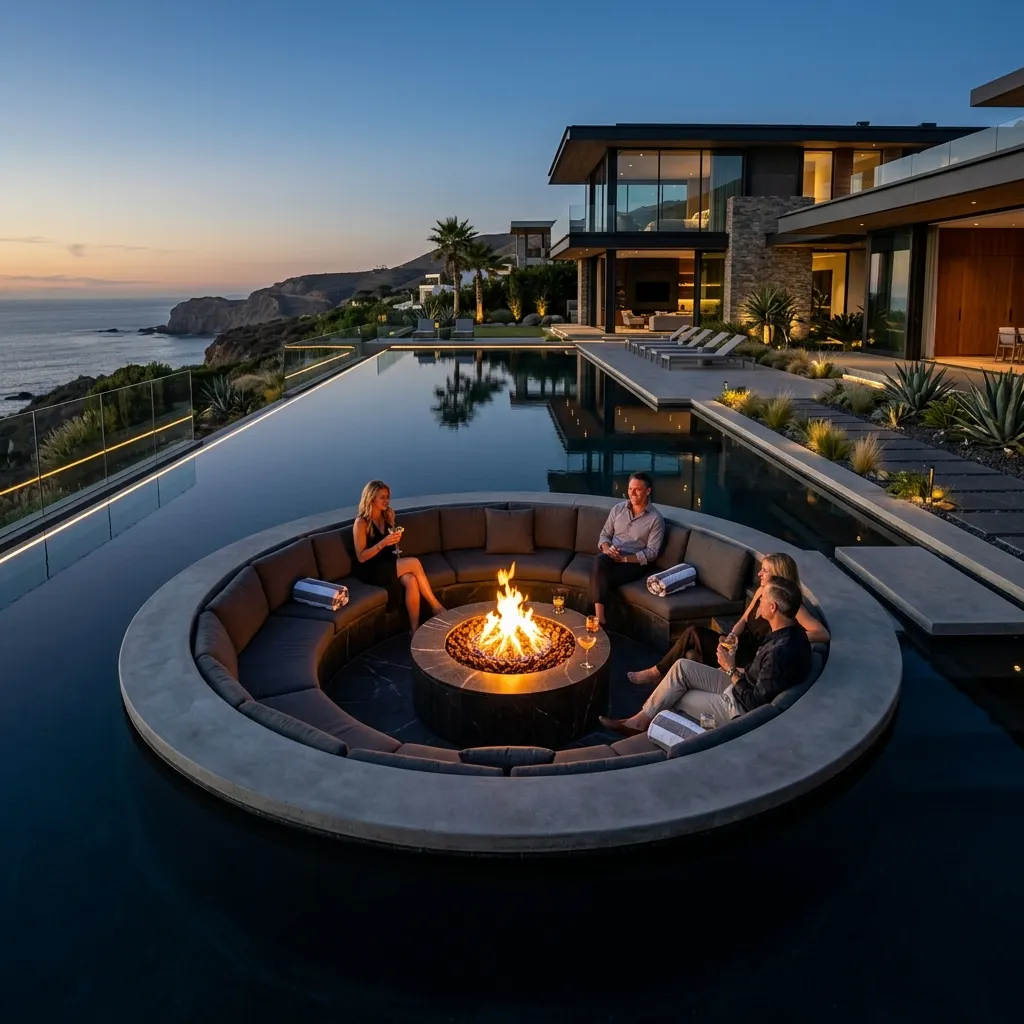 Luxury Firepit & Pool