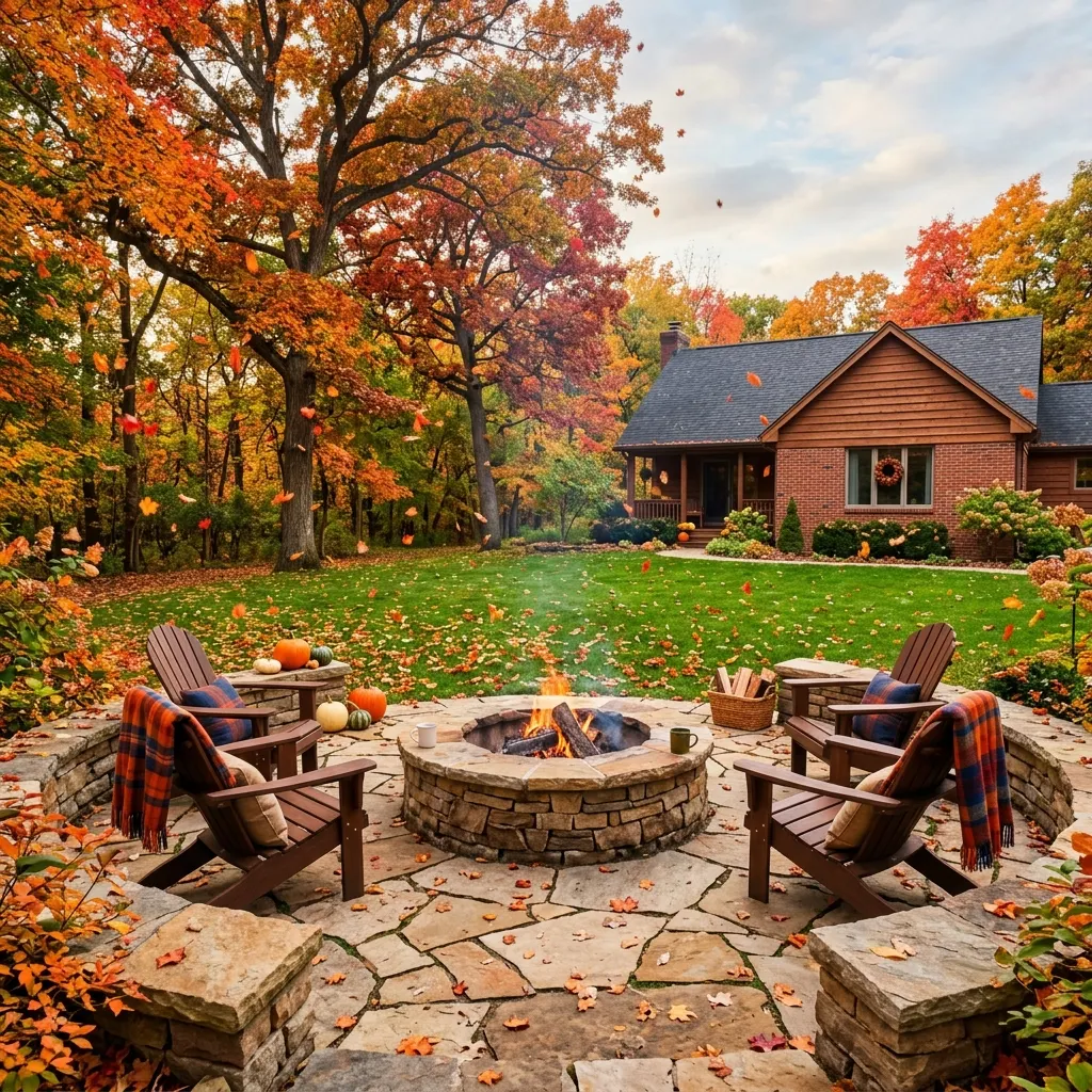 Autumn Patio & Firepit
