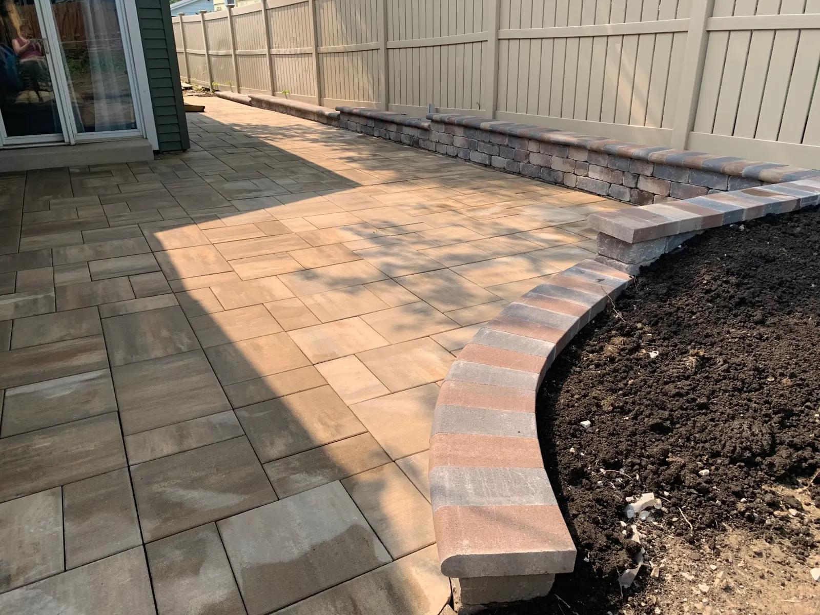 Paver Patio Install